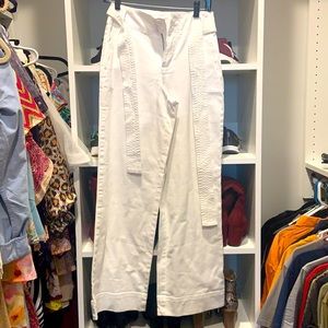 White Linen Style Pants